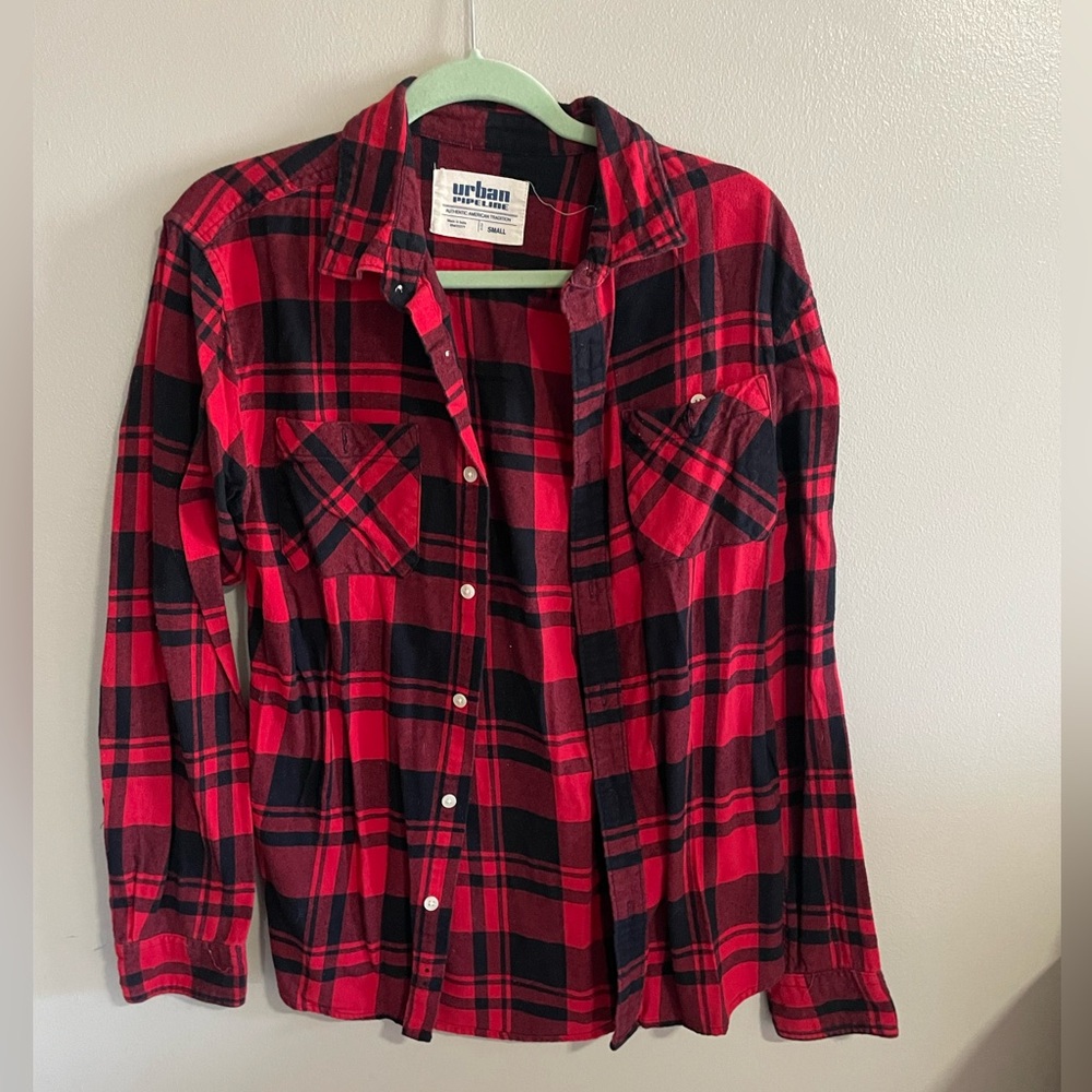 Urban Pipeline flannel, size small